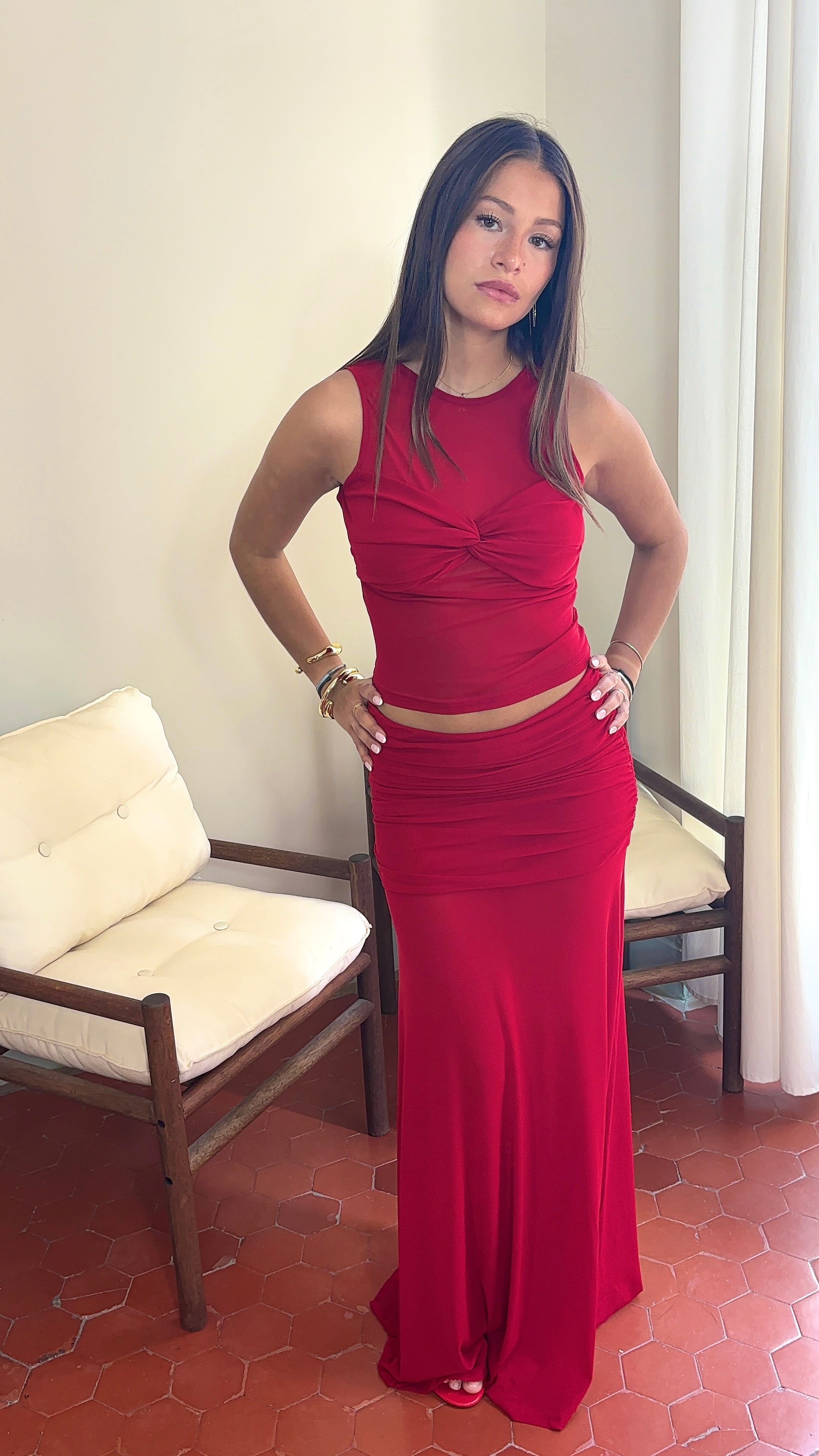 ENSEMBLE CHERRY - ROUGE