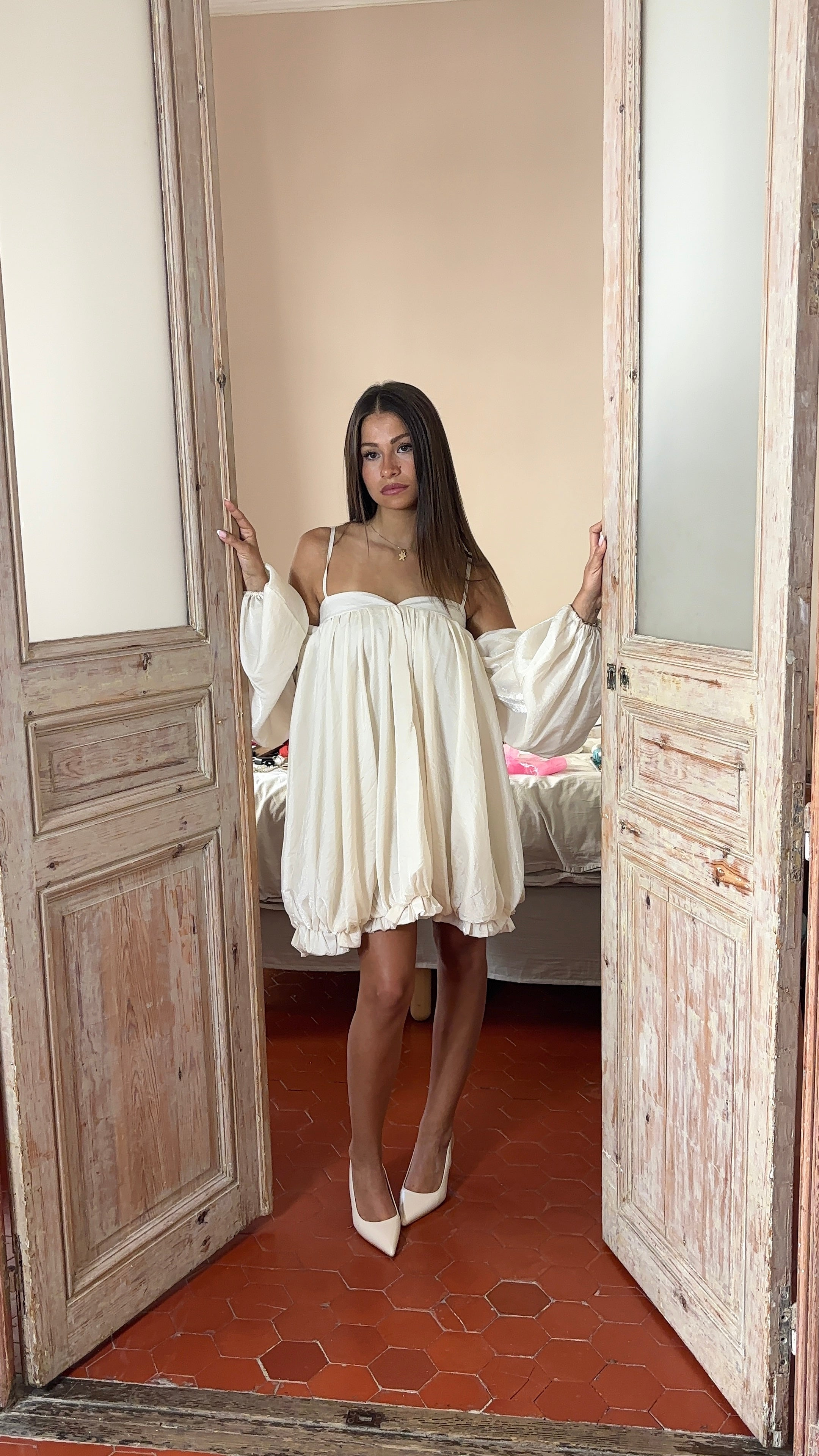 ROBE ORIELLA - CRÈME