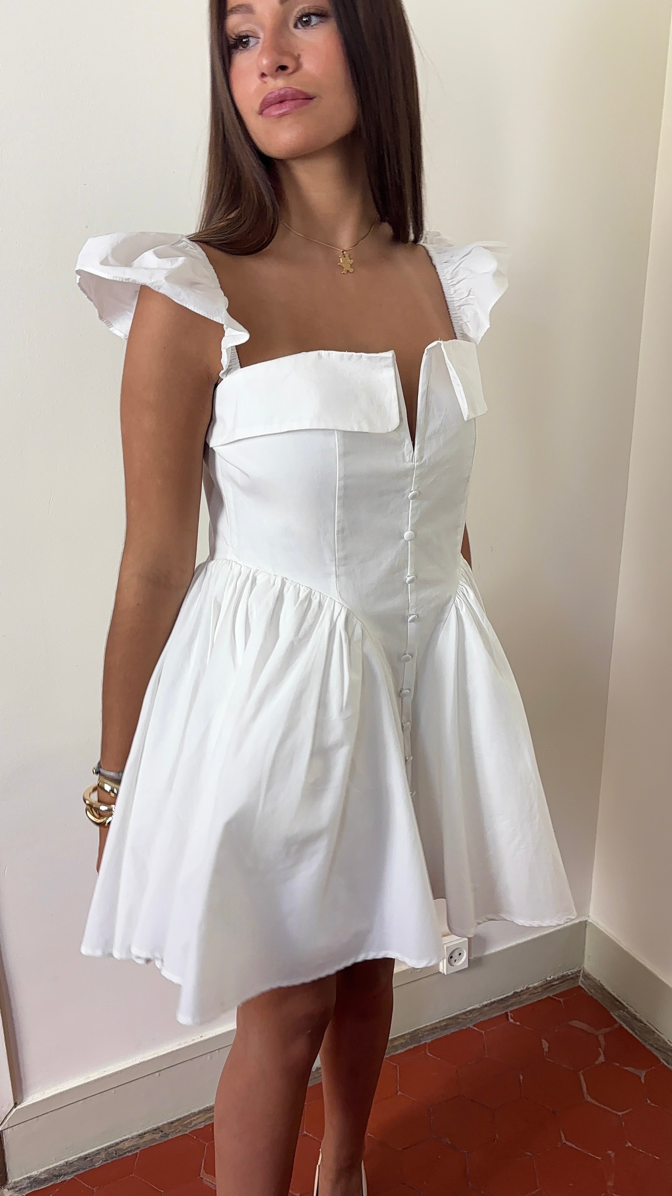 ROBE CAROL - BLANCHE