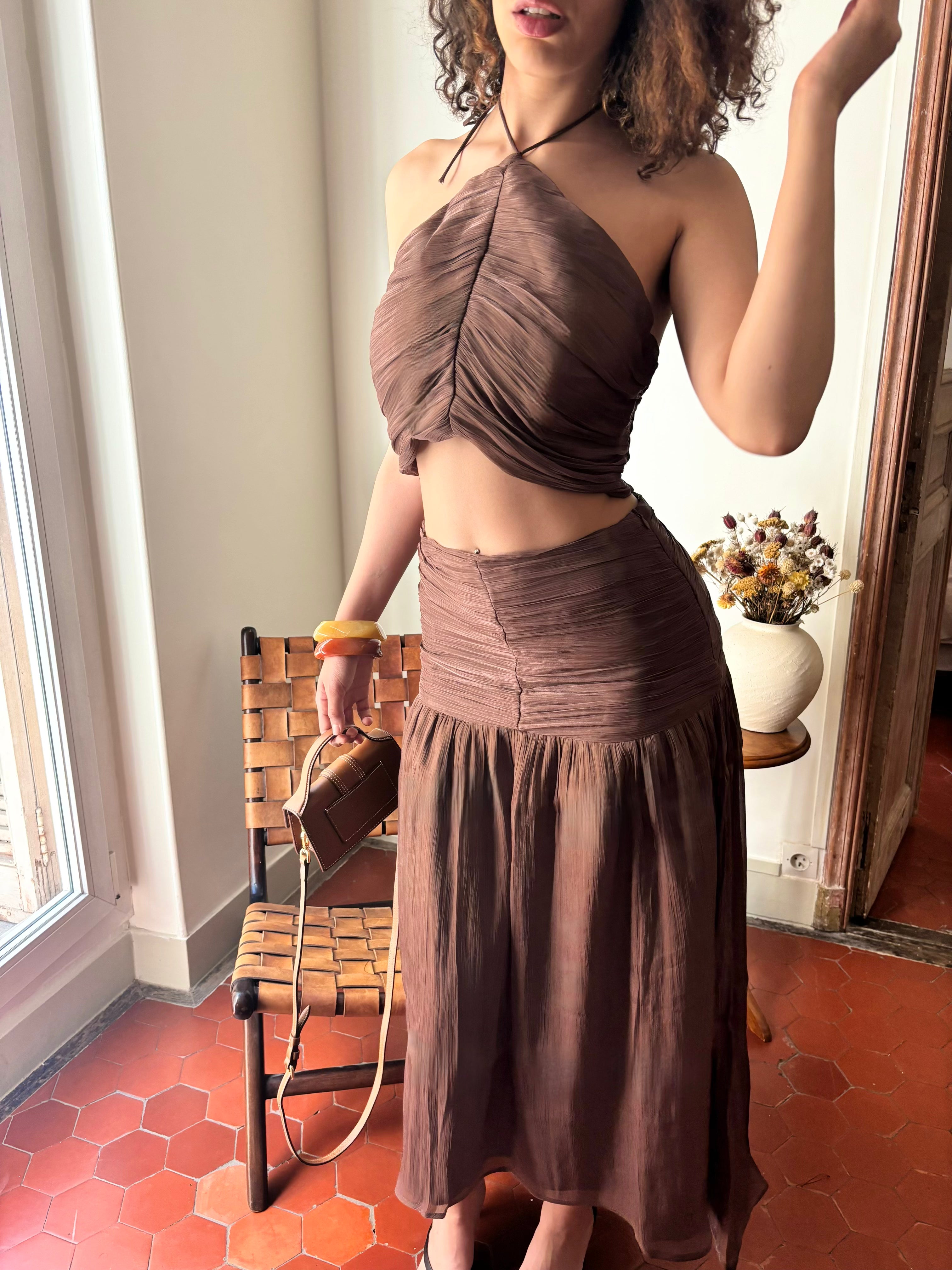 ENSEMBLE MARGOT - MARRON