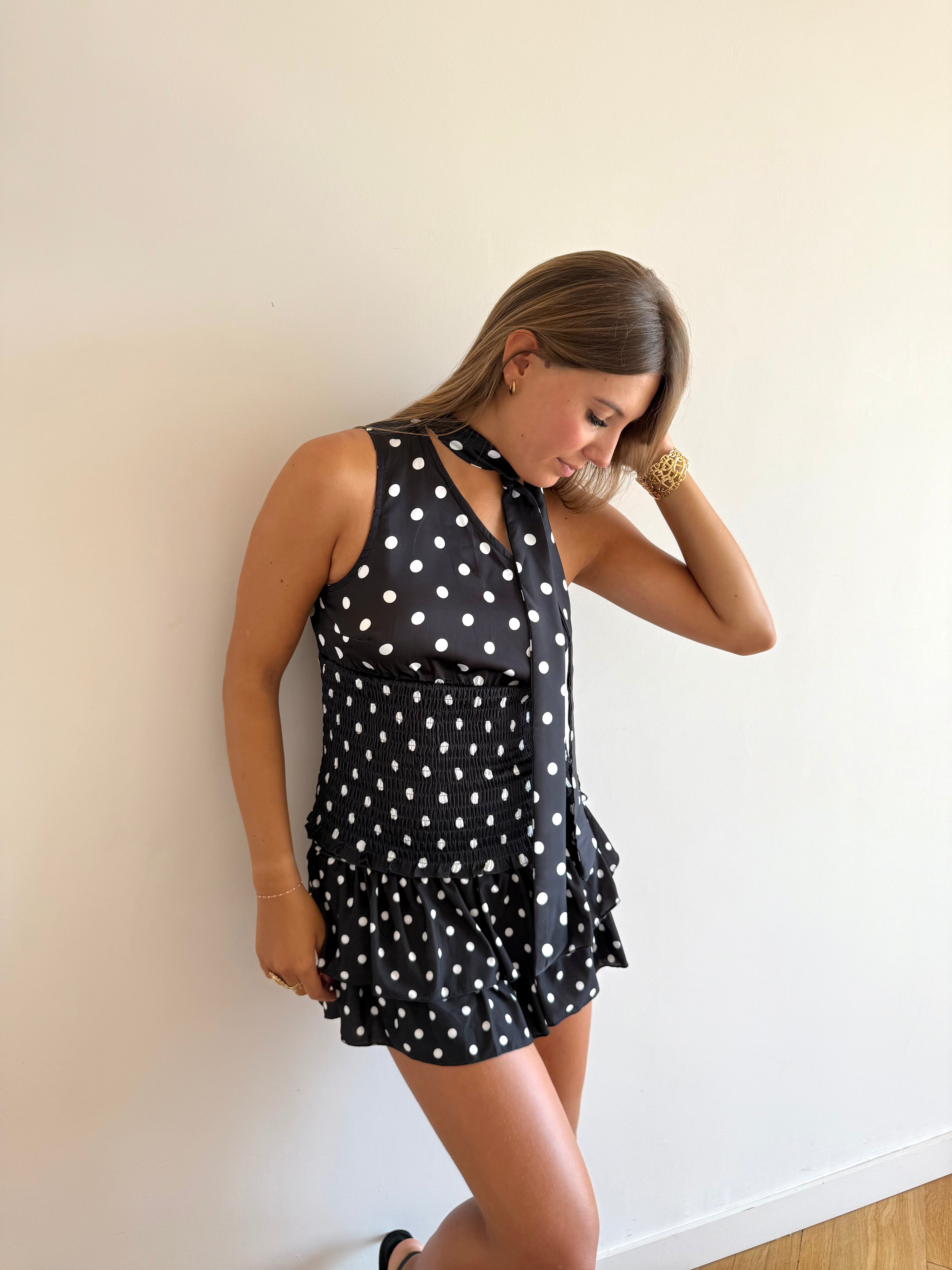 TOP MAISIE - À POIS